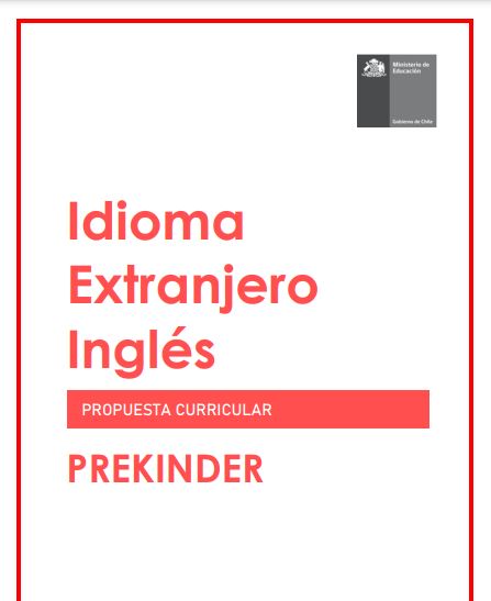 Programa de Inglés (Propuesta) Prekinder