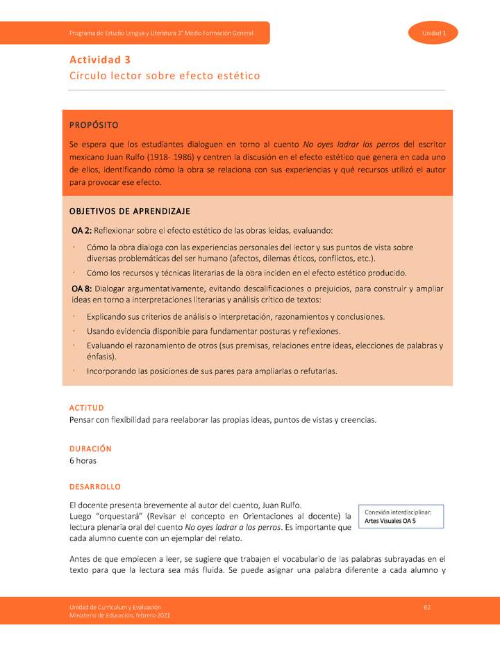 Actividad 3: Círculo Lector sobre Efecto Estético Imagen portada
