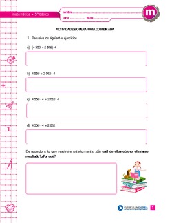 Operatoria combinada Imagen portada