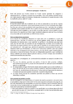 Vocabulario Imagen portada