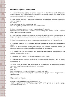 Actividades sugeridas Unidad 2 Imagen portada