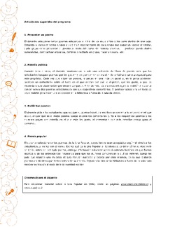 Actividades sugeridas Unidad 2 Imagen portada