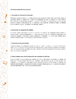 Actividades sugeridas Unidad 2 Imagen portada