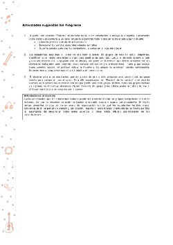 Actividades sugeridas Unidad 2 Imagen portada