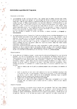 Actividades sugeridas Unidad 2 Imagen portada