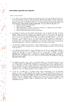 Actividades sugeridas Unidad 1 Imagen portada