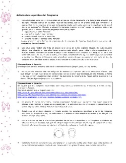 Actividades sugeridas Unidad 2 Imagen portada