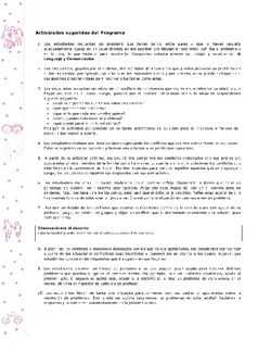 Actividades sugeridas Unidad 2 Imagen portada