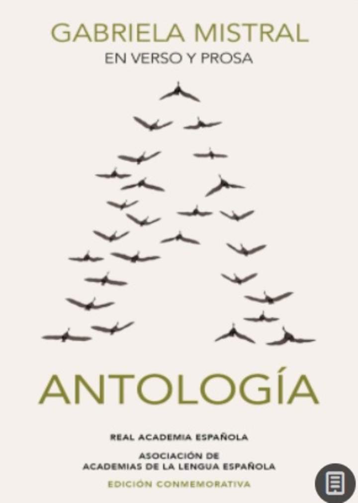 Gabriela Mistral en verso y prosa. Antología Imagen portada