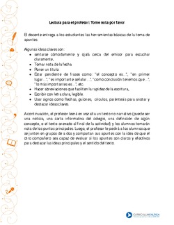 Tome nota, por favor Imagen portada