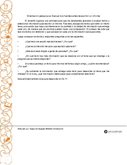 Orientación pedagógica: Evaluar dos fuentes antes de escribir un informe Imagen portada