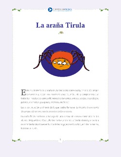 La araña Tirula Imagen portada