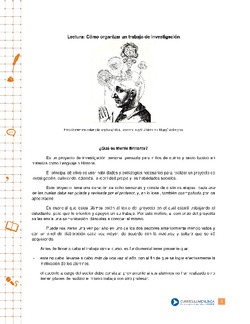 Cómo organizar un proyecto de investigación Imagen portada