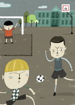 Niños jugando fútbol Imagen portada