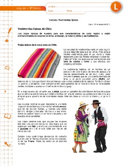 Vestimentas típicas de Chile Imagen portada