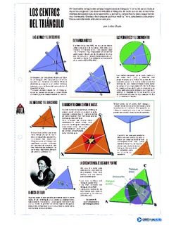 Los centros del triángulo Imagen portada