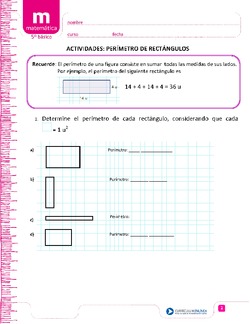 Perímetro de rectángulo Imagen portada