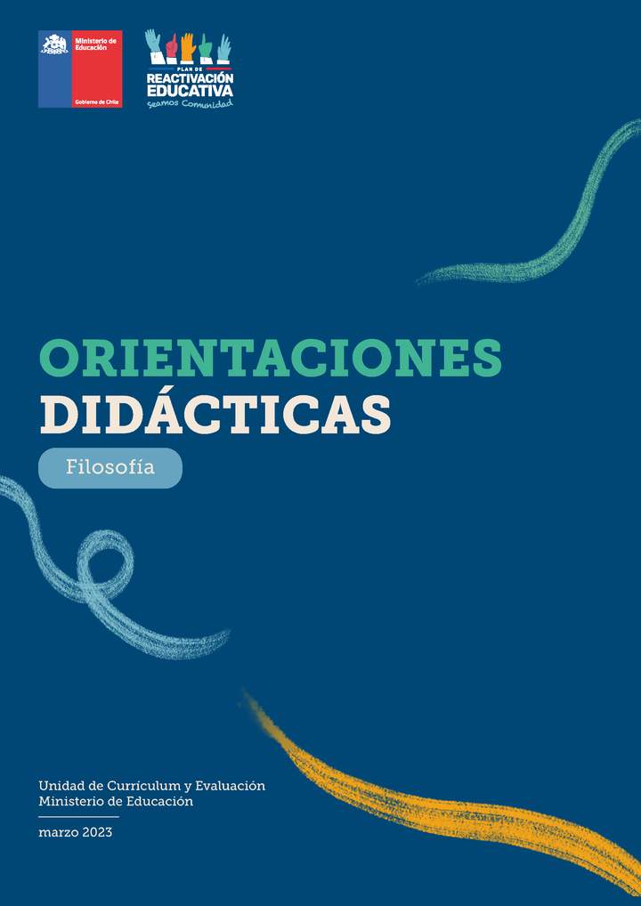 Orientaciones didácticas: Filosofía Imagen portada