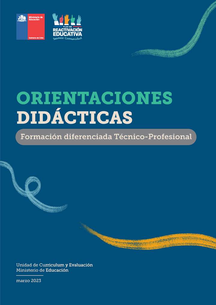 Orientaciones didácticas: Formación Diferenciada Técnico Profesional Imagen portada