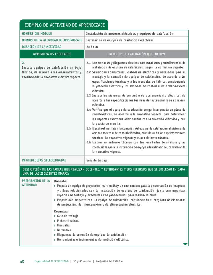 Instalación de equipos de calefacción eléctricos Imagen portada
