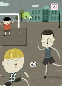 Niños jugando fútbol Imagen portada