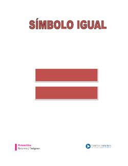 Símbolo igual Imagen portada