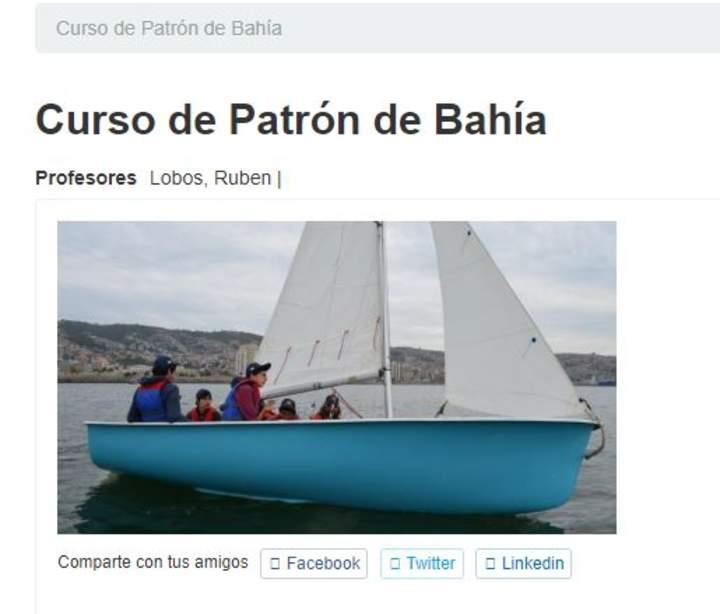 Curso de Patrón de Bahía Imagen portada